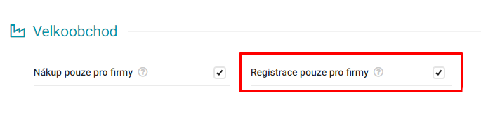 Registrace pouze pro firmy